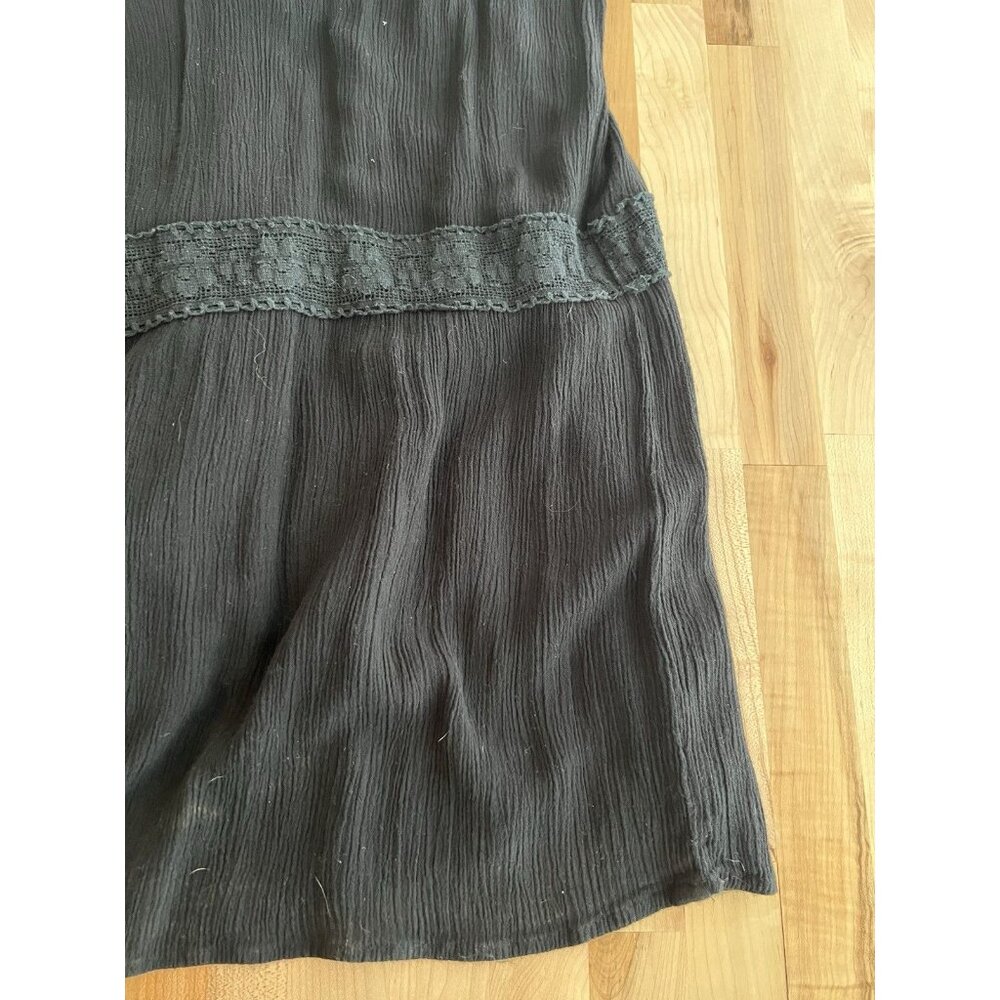 Studio West Apparel Maxi Dress Summer Boho Vacation Breezy Black Large - Picture 9 of 10